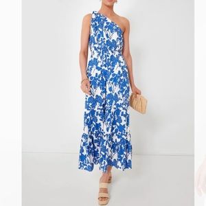 Blue Floral One Shoulder Sybil Maxi Dress
HYACINTH HOUSE